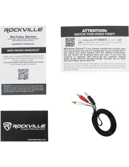 Amplificador de Válvulas Rockville BluTube 70W + Altavoces RockSlim