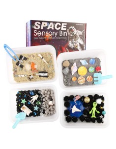 Bin Sensorial Espacial VMNlooking con 9 Planetas y Herramientas