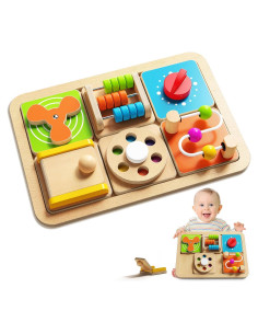 Tablero Ocupado Montessori Takeeyce para Niños 1 Año