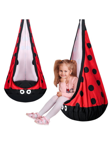 Asiento de Columpio Sensory SUSIHOOH Rojo y Negro 79.83 kg