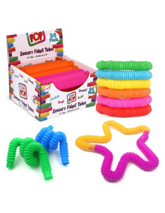 Tuberías Pop Juguetes Sensoriales 24 Piezas Playkidz