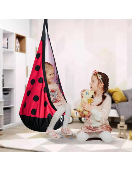 Asiento de Columpio Sensory SUSIHOOH Rojo y Negro 79.83 kg