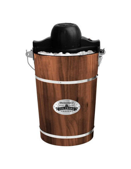 Máquina de Hacer Helados Eléctrica Elite Gourmet EIM949 6 Cuartos