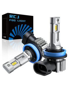 Bombillas H11 RCJ 16000LM Luz de Niebla 6000K Blanco Frío