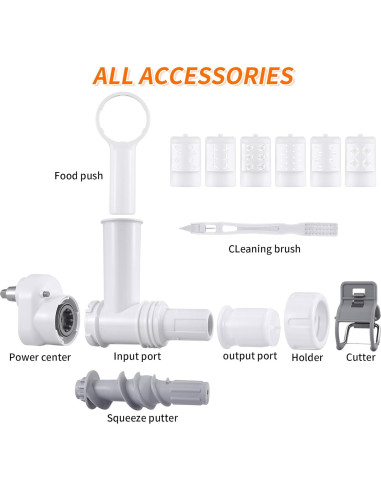 Accesorio 6 en 1 para Pasta KitchenAid Gdrtwwh - Acero Inoxidable