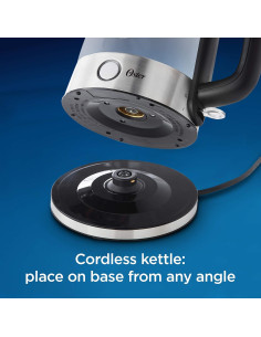 Hervidor de Agua Mr. Coffee BVSTKT7098-000 1.7L Vidrio Acero 2