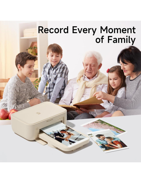 Impresora de Fotos HPRT CP4100 Beige con 108 Hojas 10x15cm Impresora de Fotos HPRT CP4100 Beige con 108 Hojas 10x15cm