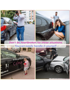 Pintura de Retoque para Coches Vigorder 0.4 fl oz Negra 2