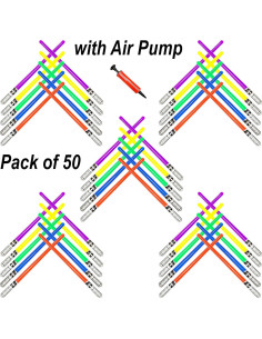 50 Espadas de Luz Inflables Megasumer con Bomba de Aire 2