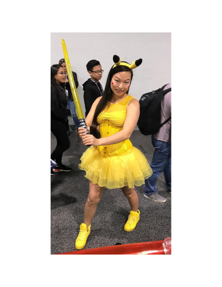 50 Espadas de Luz Inflables Megasumer con Bomba de Aire