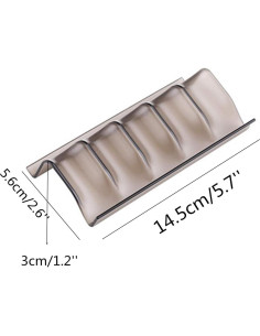 Organizador de Aceites Esenciales Qicfrk Expandible 8 Piezas Negro 2