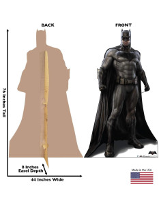 Recorte de cartón Batman 76x44 cm - Cardboard People 2