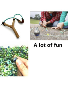 Juego de 270 Canicas Ojos de Gato TSY TOOL 1.59 cm 2