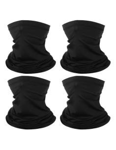 Paquete de 4 Gaiters para el Cuello LEBOKEN Negro 45x24cm
