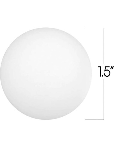 Pelotas de Ping Pong Blancas ArtCreativity - Paquete de 12 - 3.81 cm