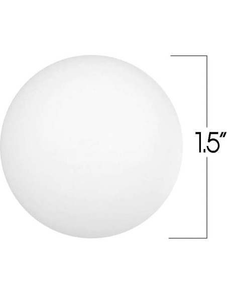 Pelotas de Ping Pong Blancas ArtCreativity - Paquete de 12 - 3.81 cm