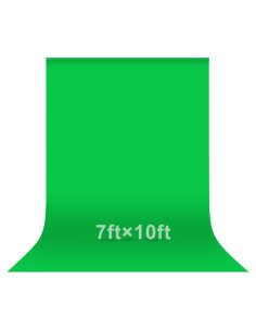 Fondo de Foto Verde EMART 2.13x3.05m Tela Chroma Key