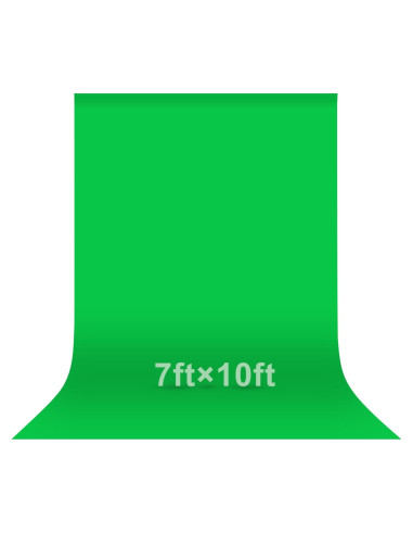 Fondo de Foto Verde EMART 2.13x3.05m Tela Chroma Key