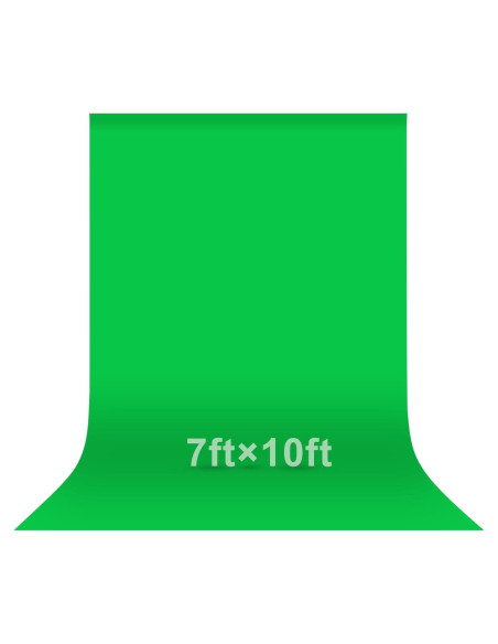 Fondo de Foto Verde EMART 2.13x3.05m Tela Chroma Key