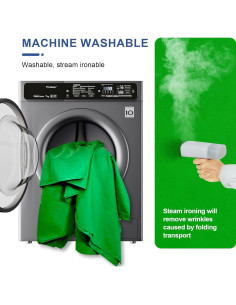 Fondo de Foto Verde EMART 2.13x3.05m Tela Chroma Key 2