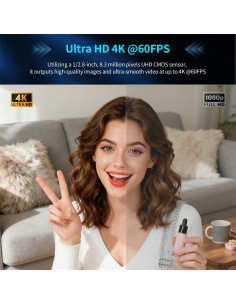 Cámara de Video TOALLIN BC20W 4K 60FPS 20X Zoom Óptico 2