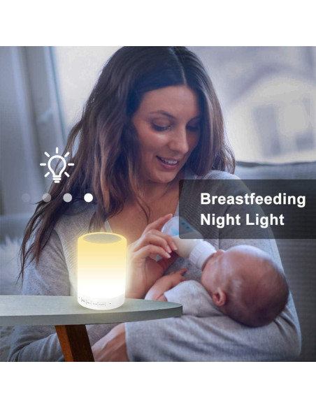 Lámpara de Mesa Táctil Elecstars con Altavoz Bluetooth LED