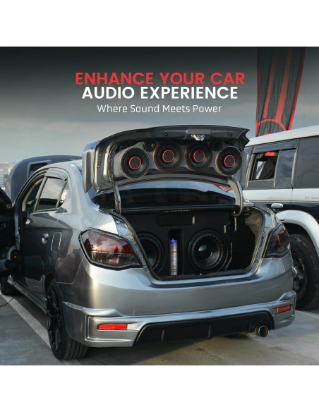 Capacitor Digital Pyle 5.0 Faradios para Audio Automotriz