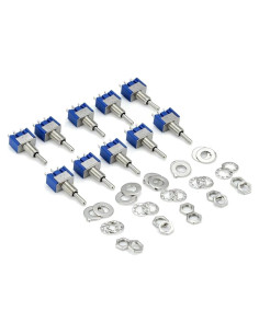 Interruptor de Palanca HiLetgo 6A 125V 3A 250V 3 Posiciones