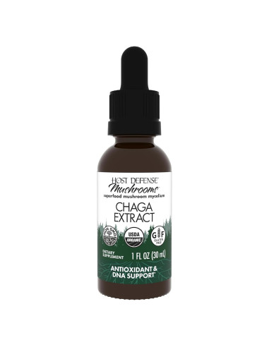 Extracto de Chaga Host Defense 30ml - Suplemento Inmunológico