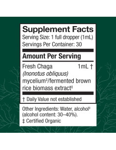 Extracto de Chaga Host Defense 30ml - Suplemento Inmunológico 2