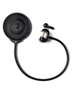 Filtro Pop JZ PF de Metal para Micrófono con Cuello de Ganso 45 cm