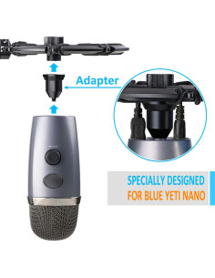 Soporte Antivibración Blue Yeti Nano - Aisla Ruido y Vibración 2