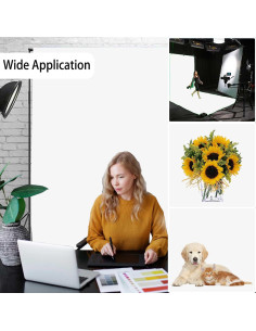 Fondo de Fotografía Blanco TERSUM 2.44x3.05m para Retratos 2