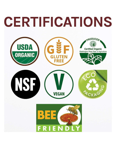 Extracto de Chaga Host Defense 30ml - Suplemento Inmunológico