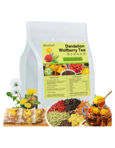 Té Herbal Natural Diente de León y Goji 288g - Miss Feel