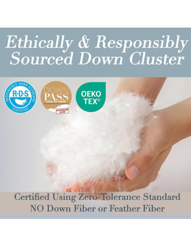 Edredón de Plumas Bella Sonni Reina 269x229 cm Blanco