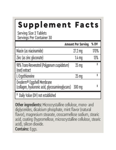 Suplemento Antienvejecimiento Aurelia 3-en-1 | Colágeno, Zinc, Resveratrol