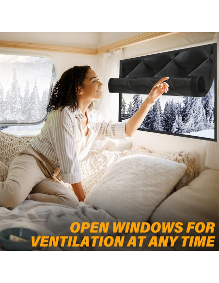 Cortina Aislante Magnética para Ventana RV Beeveer 40.64x63.5cm