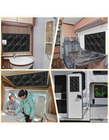 Cortina Aislante Magnética para Ventana RV Beeveer 40.64x63.5cm