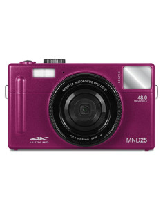 Cámara Digital Minolta MND25 48MP 4K con Espejo Selfie