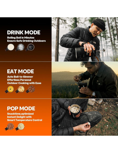 Hervidor Eléctrico STOKE VOLTAICS 500W con Prensa Francesa