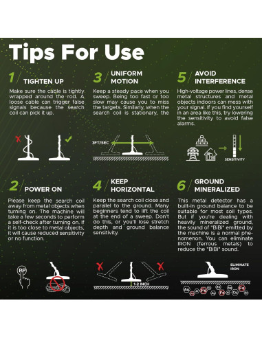 Detector de Metales Hazlewolke Jungler1031 5 Modos 10" Impermeable