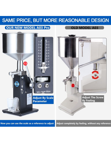 Llenadora Manual Sumeve A03 Pro 5-55ml para Líquidos y Pastas