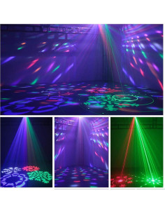 Luces de escenario MARYGEL 4 en 1 RGBW con control remoto 2