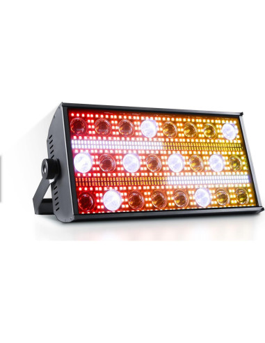 Barra de Luz Estroboscópica LED XFALIGHTS 300W RGBW DMX