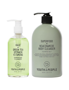 Dúo de Limpiadores Superfood Youth To The People 236ml + 486ml