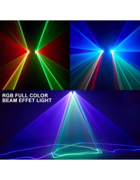 Luz Láser DJ Gruolin GL-L03 RGB Controlada por Música