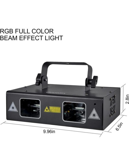 Luz Láser DJ Gruolin GL-L03 RGB Controlada por Música