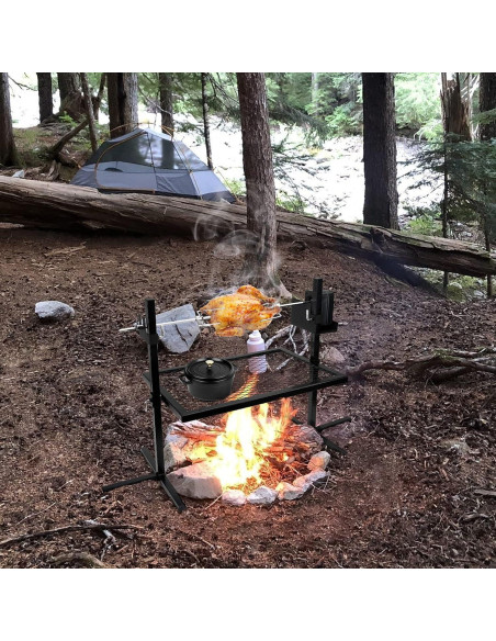 Parrilla Rotisserie Portátil Onlyfire 6504 22,68 kg Acero Inox