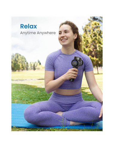 Pistola de Masaje RENPHO RP-GM171-N1 Portátil 5 Velocidades